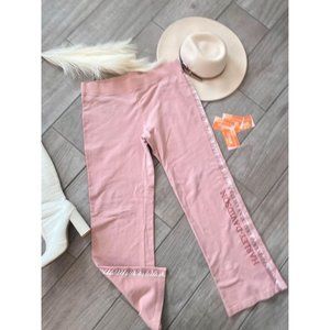 LARGE WOMANS Y2K PINK HARLEY DAVIDSON TRACKSUIT PANTS